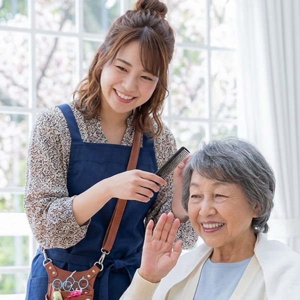 訪問美容師